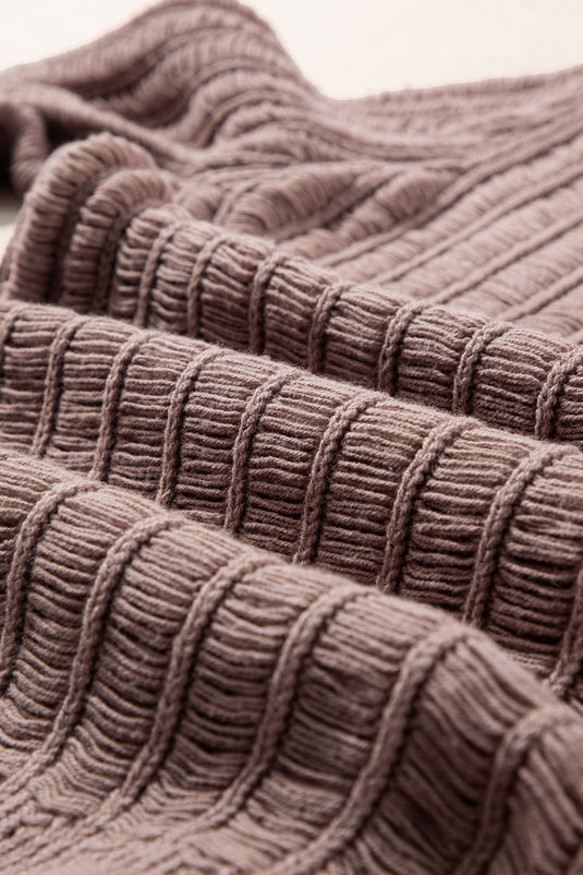 DLLS43 -Goat Cut Out Textured Knit Buttoned Cardigan