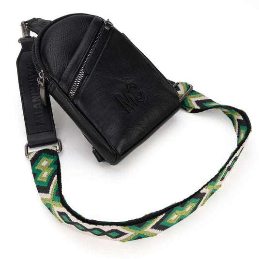 MC-3352BK - Milan Chiva Sling Bag/Crossbody/Chest Bag - Black