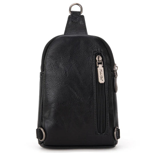 MC-3352BK - Milan Chiva Sling Bag/Crossbody/Chest Bag - Black