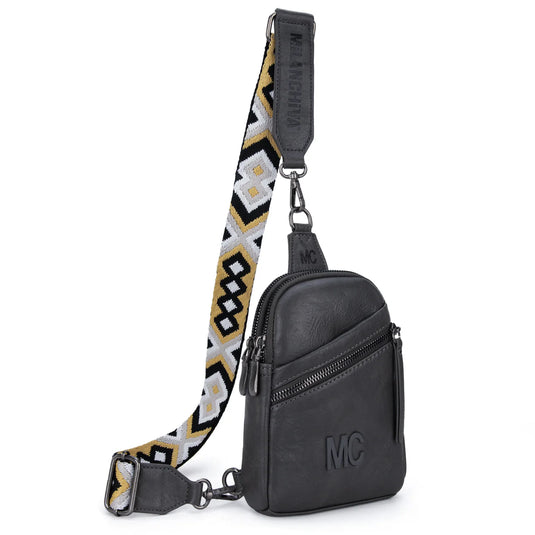 MC-3352GY - Milan Chiva Sling Bag/Crossbody/Chest Bag - Grey