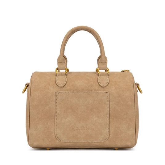 MW-HB-1380-6660-TN - Montana West Western Horse Charm Satchel Crossbody Bag - Tan