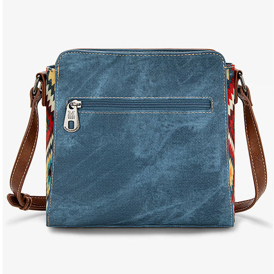 MW1210-8360JN - Montana West Aztec Jean Collection Crossbody - Jean