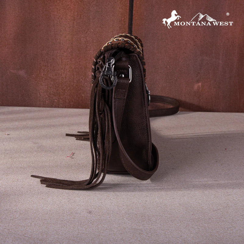Load image into Gallery viewer, MW1256-8360CF - Montana West Tooled Collection Concealed Carry Crossbody
