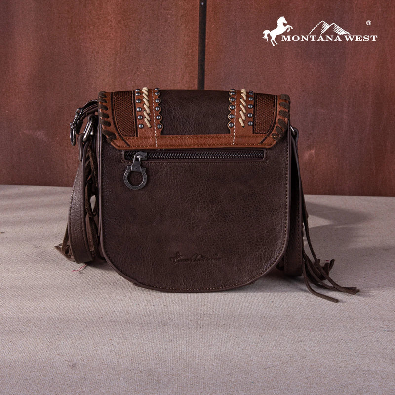 Load image into Gallery viewer, MW1256-8360CF - Montana West Tooled Collection Concealed Carry Crossbody
