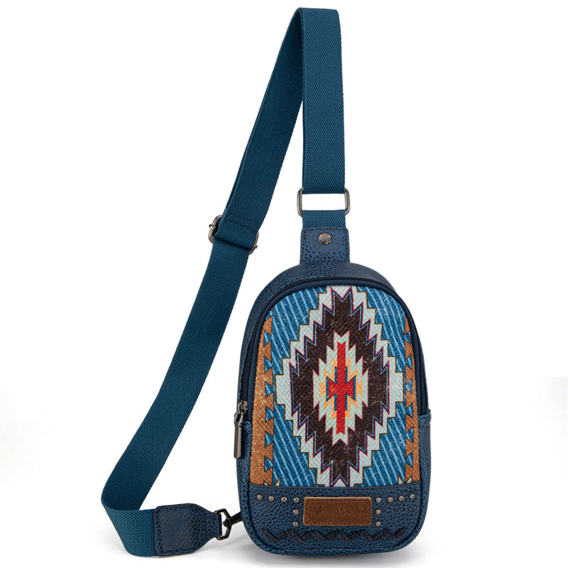 Load image into Gallery viewer, MW1316-2100JN - Montana West Aztec Collection Sling Bag
