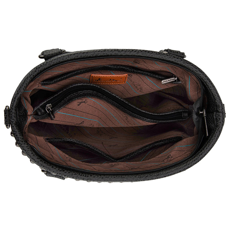 Load image into Gallery viewer, MW1316G-8250BK - Montana West Aztec Collection Concealed Carry Tote/Crossbody
