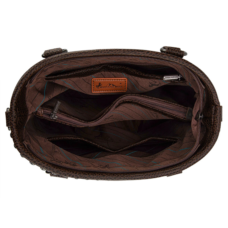 Load image into Gallery viewer, MW1316G-8250CF - Montana West Aztec Collection Concealed Carry Tote/Crossbody
