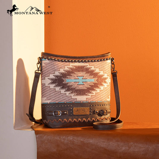 MW1316G-9181CF - Montana West Aztec Collection Concealed Carry Crossbody