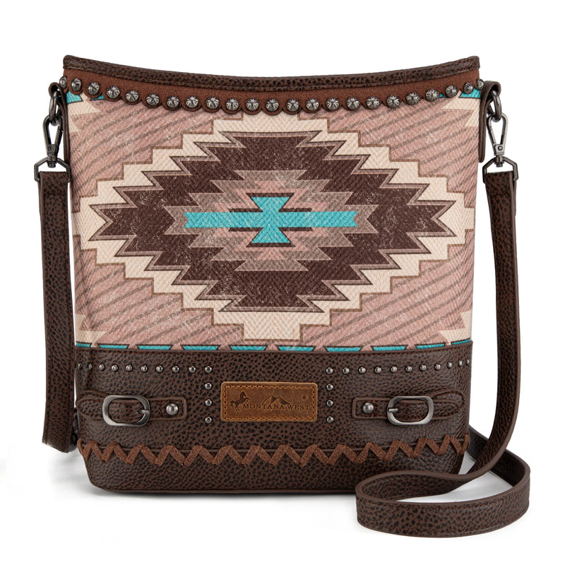 Load image into Gallery viewer, MW1316G-9181CF - Montana West Aztec Collection Concealed Carry Crossbody
