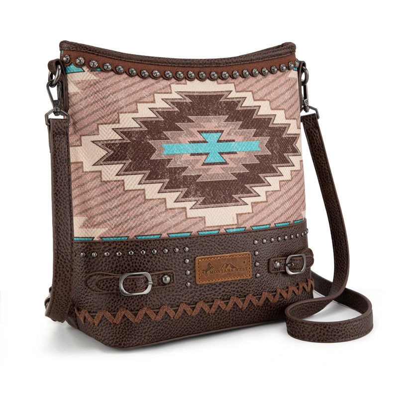 Load image into Gallery viewer, MW1316G-9181CF - Montana West Aztec Collection Concealed Carry Crossbody
