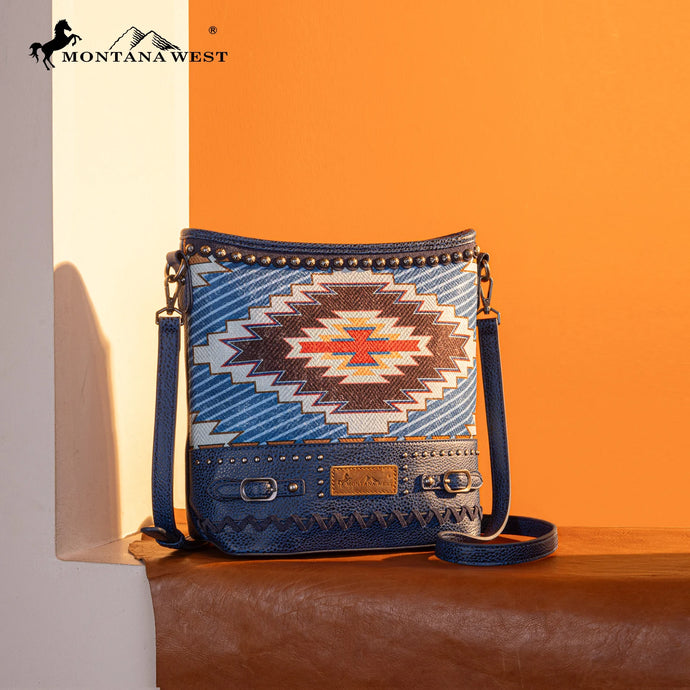 MW1316G-9181JN -  Montana West Aztec Collection Concealed Carry Crossbody