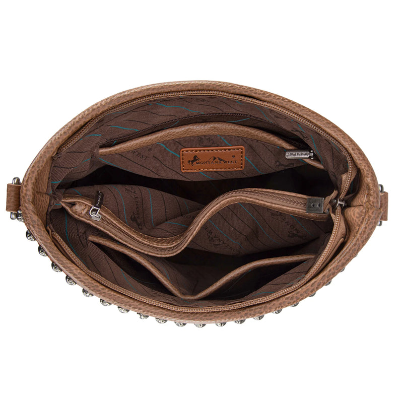 Load image into Gallery viewer, MW1316G-9181TQ - Montana West Aztec Collection Concealed Carry Crossbody
