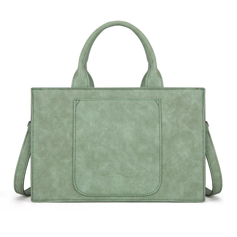 Load image into Gallery viewer, MW1323-8011GN - Montana West Tooled Collection Tote/Crossbody
