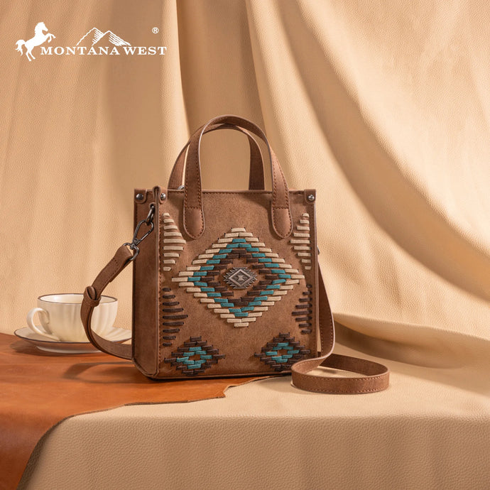 MW1332-160BR - Montana West Aztec Collection Crossbody