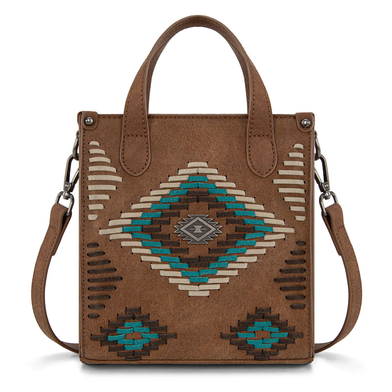 Load image into Gallery viewer, MW1332-160BR - Montana West Aztec Collection Crossbody
