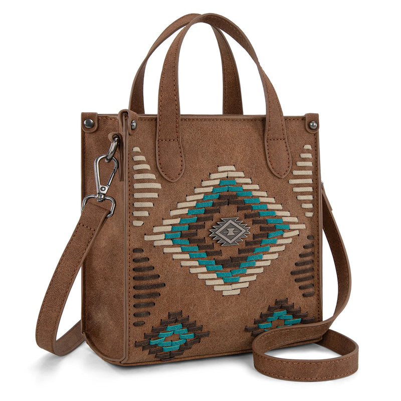 Load image into Gallery viewer, MW1332-160BR - Montana West Aztec Collection Crossbody
