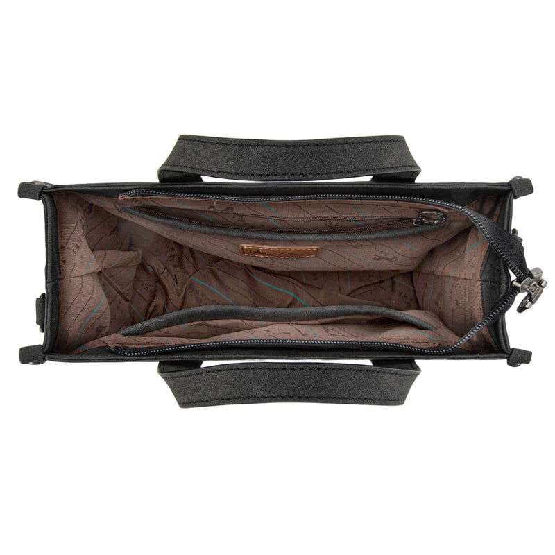 Load image into Gallery viewer, MW1332-8322BK - Montana West Aztec Collection Tote/Crossbody
