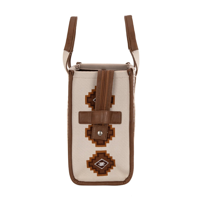 Load image into Gallery viewer, MW1333-8113BG - Montana West Aztec Retro Arrows Dual Sided Print Large Tote/Crossbody
