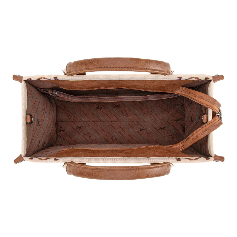 Load image into Gallery viewer, MW1333-8113BG - Montana West Aztec Retro Arrows Dual Sided Print Large Tote/Crossbody

