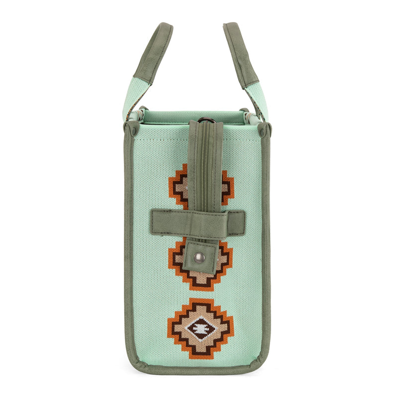 Load image into Gallery viewer, MW1333-8113GN - Montana West Aztec Retro Arrows Dual Sided Print Large Tote/Crossbody
