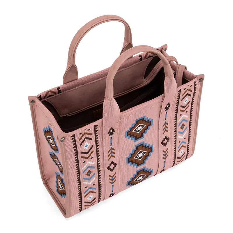 Load image into Gallery viewer, MW1333-8113PK - Montana West Aztec Retro Arrows Dual Sided Print Large Tote/Crossbody

