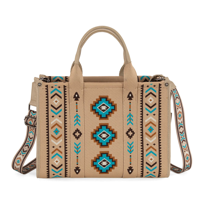 Load image into Gallery viewer, MW1333-8113TN - Montana West Aztec Retro Arrows Dual Sided Print Large Tote/Crossbody
