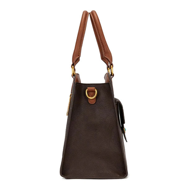 Load image into Gallery viewer, MW1362G-8250CF - Montana West Tooled Floral Concealed Carry Crossbody - Coffee

