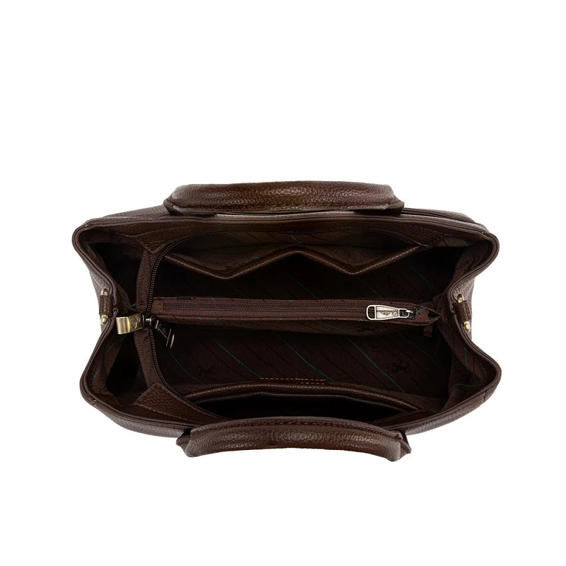 Load image into Gallery viewer, MW1376-8325CF - Montana West Cactus Embellished Crossbody Bag - Coffee
