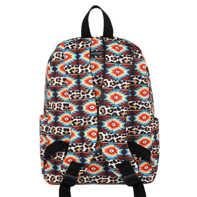 Load image into Gallery viewer, MWB-1007BR - Montana West Aztec And Leopard Print Backpack
