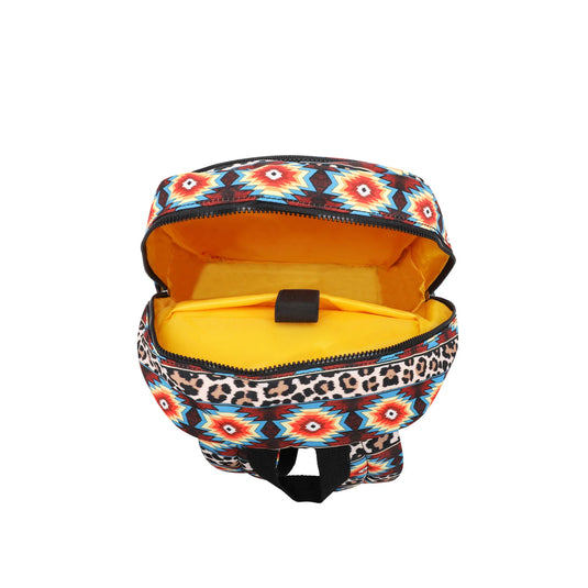 MWB-1007BR - Montana West Aztec And Leopard Print Backpack