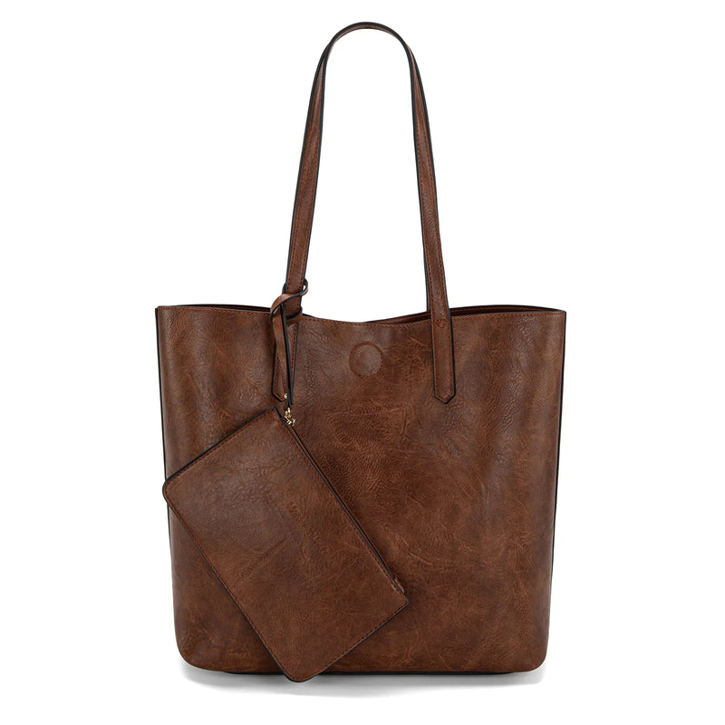 Load image into Gallery viewer, MWC-376DBR - Montana West Carry-All Tote - Dark Brown
