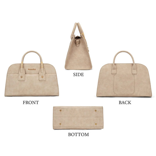 MWC-631KH - Montana West Wrapped Handle Dome Satchel Bag - Khaki
