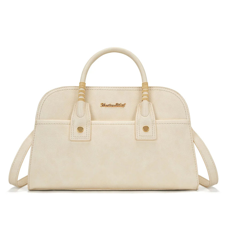 Load image into Gallery viewer, MWC-631TN - Montana West Wrapped Handle Dome Satchel Bag - Tan

