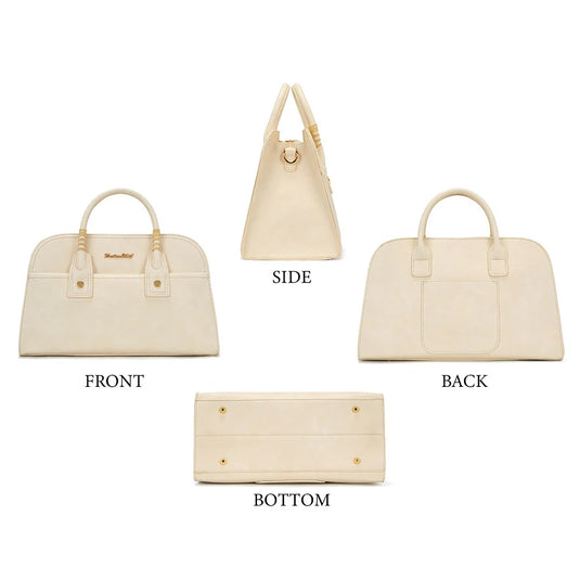 MWC-631TN - Montana West Wrapped Handle Dome Satchel Bag - Tan