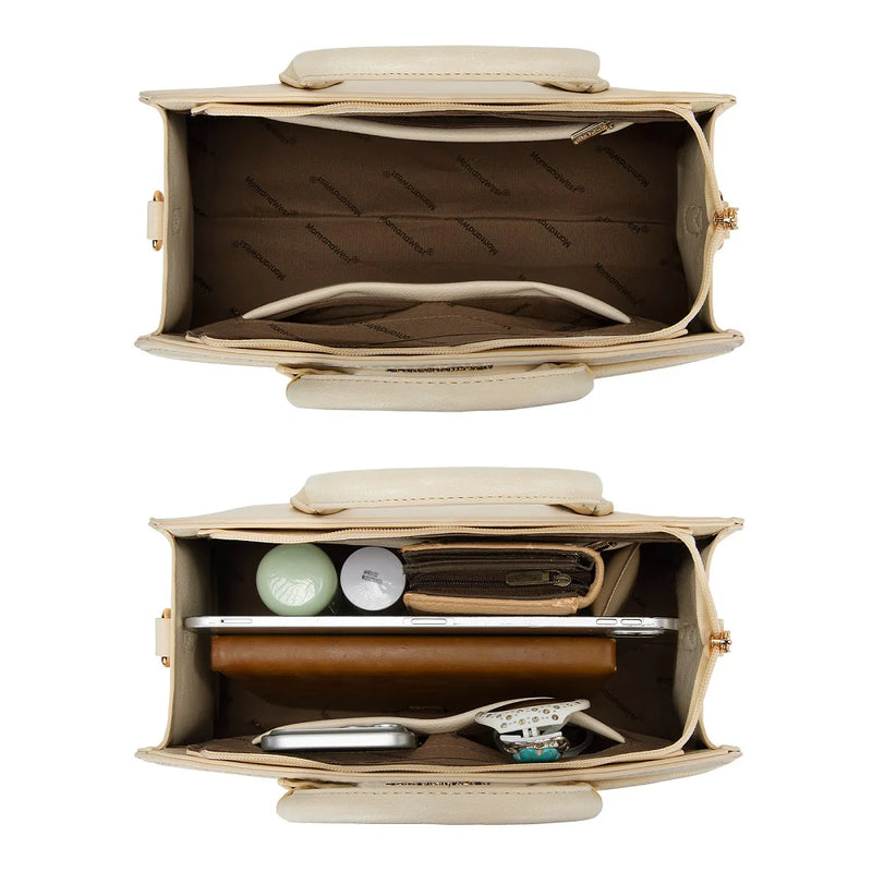 Load image into Gallery viewer, MWC-631TN - Montana West Wrapped Handle Dome Satchel Bag - Tan
