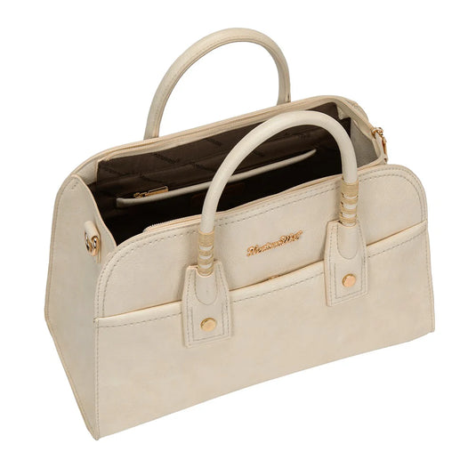 MWC-631TN - Montana West Wrapped Handle Dome Satchel Bag - Tan