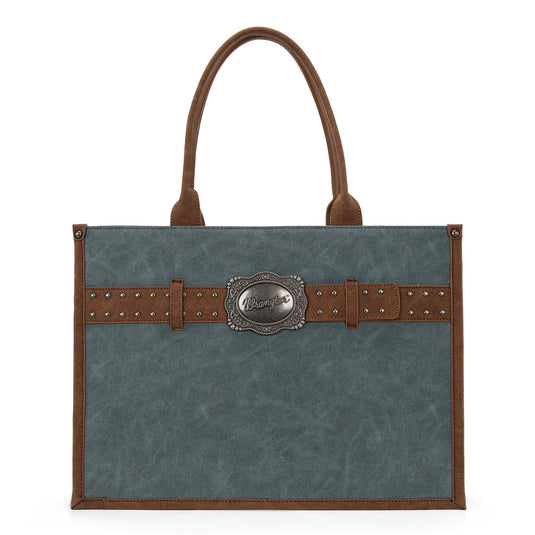 WG250G-8119JN - Wrangler Buckle Concealed Carry Large Tote - Jean