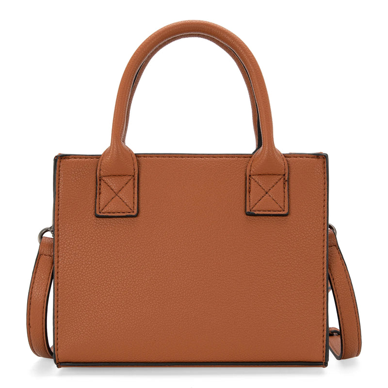 Load image into Gallery viewer, WG70S-8120BR - Wrangler Whipstitch Mini Tote/Crossbody - Brown
