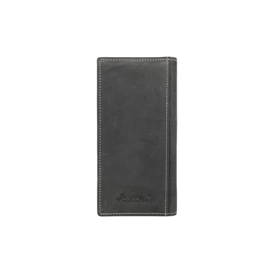 MWL-W031BK - Men's Genuine Tooled Leather Collection Wallet