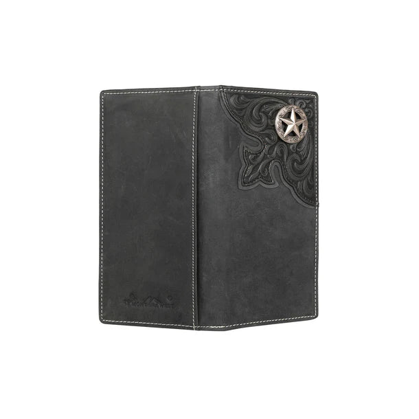 Load image into Gallery viewer, MWL-W031BK - Men's Genuine Tooled Leather Collection Wallet
