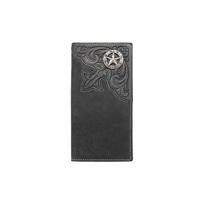 Load image into Gallery viewer, MWL-W031BK - Men's Genuine Tooled Leather Collection Wallet
