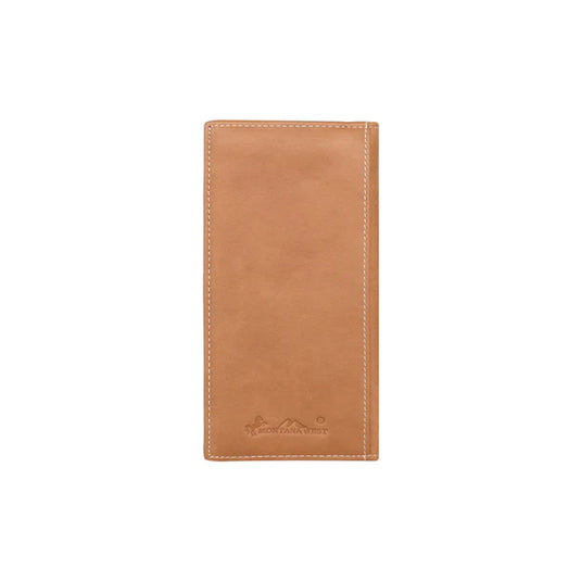 MWL-W033BR - Men's Genuine Hair-On Leather Collection Wallet