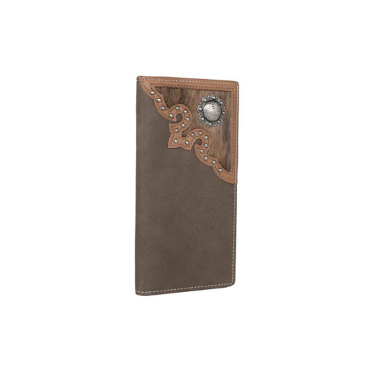MWL-W033CF - Men's Genuine Hair-On Leather Collection Wallet
