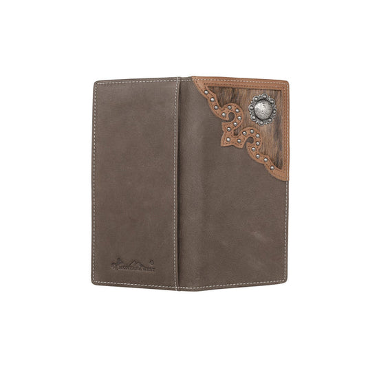 MWL-W033CF - Men's Genuine Hair-On Leather Collection Wallet