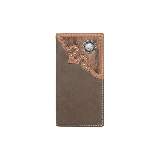 MWL-W033CF - Men's Genuine Hair-On Leather Collection Wallet