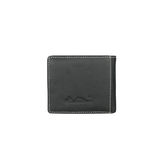 MWS-W025BK - Men's Genuine Hair-On Leather Collection Wallet