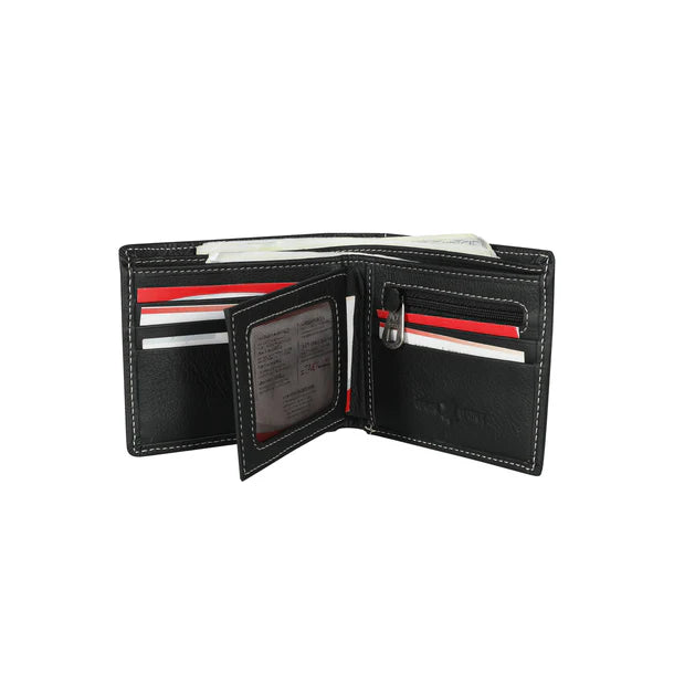 Load image into Gallery viewer, MWS-W025BK - Men's Genuine Hair-On Leather Collection Wallet
