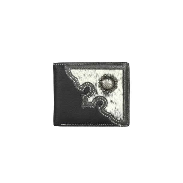 Load image into Gallery viewer, MWS-W025BK - Men's Genuine Hair-On Leather Collection Wallet
