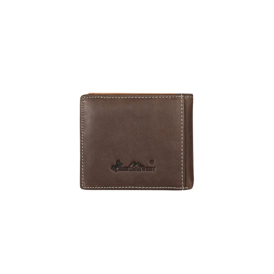 MWS-W025CF - Men's Genuine Hair-On Leather Collection Wallet