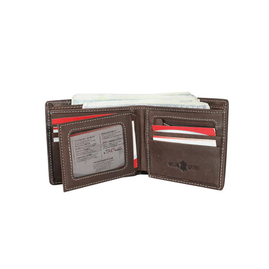 MWS-W025CF - Men's Genuine Hair-On Leather Collection Wallet